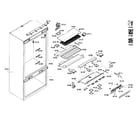 Thermador T36IT71NNP/25 cabinet assy diagram