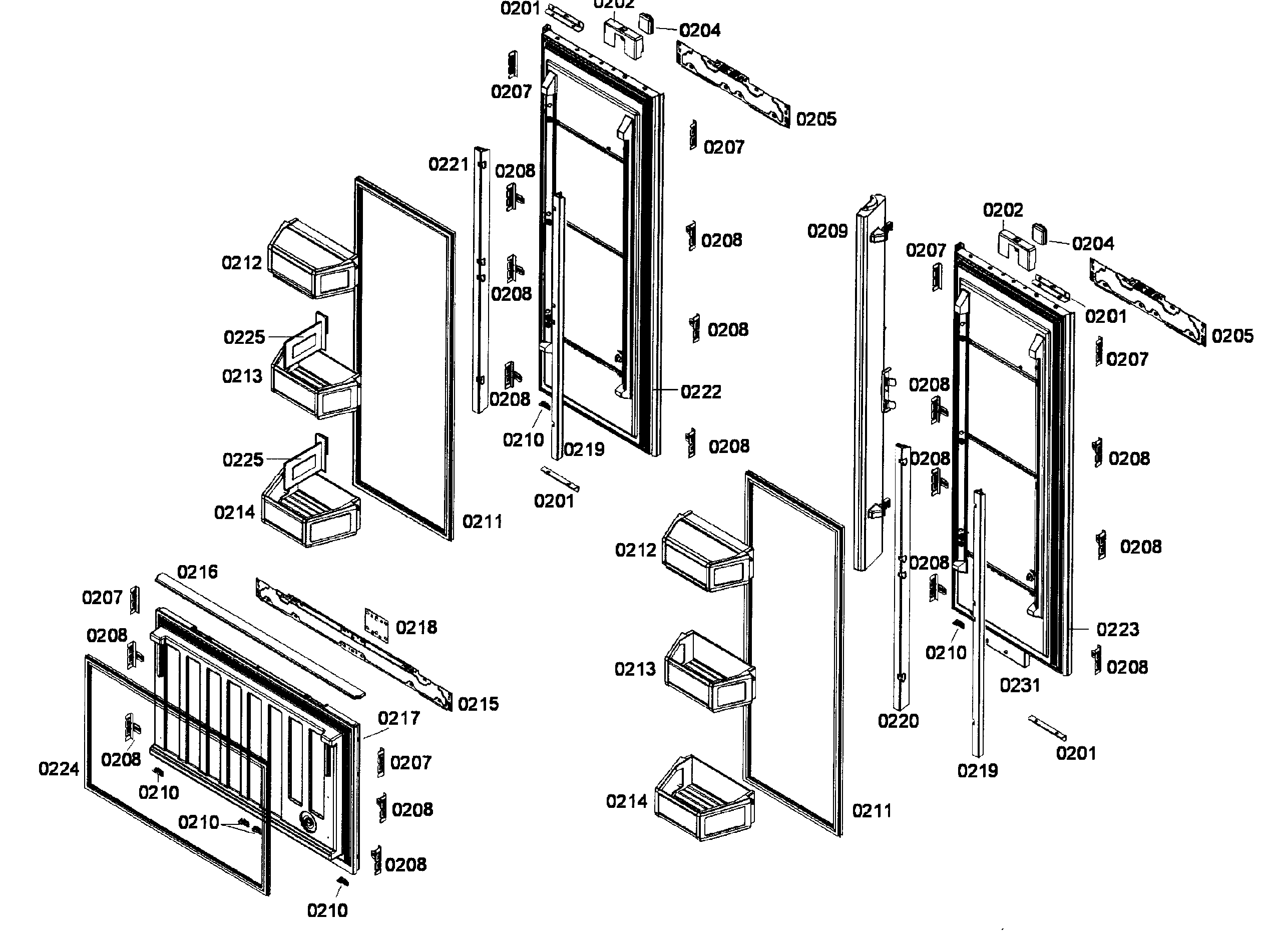 Door assy