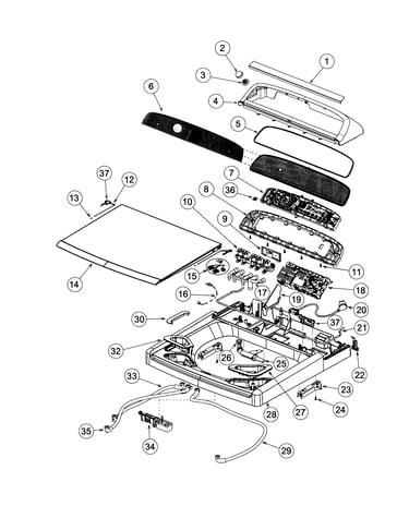 Top deck assy