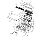 Fisher & Paykel WL4227J1-96208-A top deck assy diagram