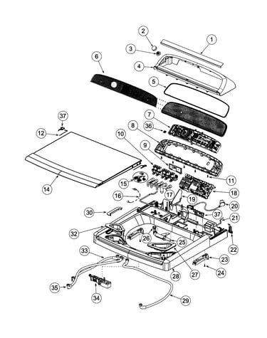 Top deck assy