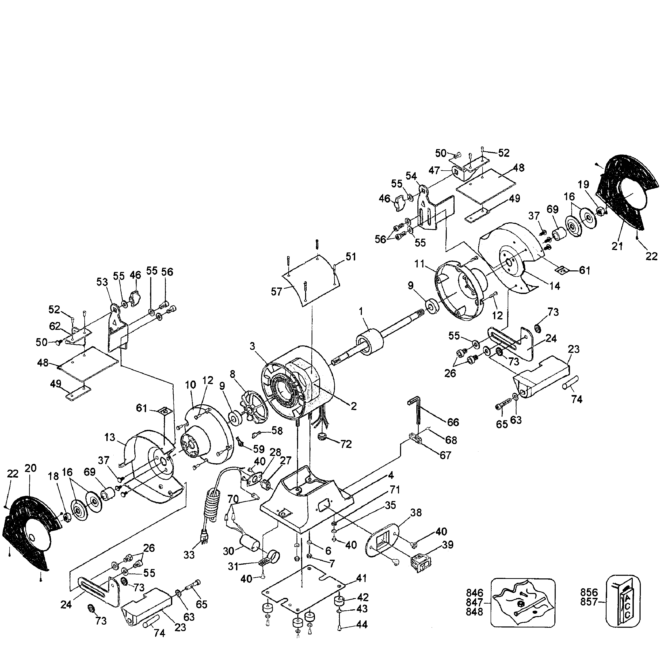 Grinder assy