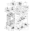 Samsung RF25HMEDBSR/AA-00 fridge assy / icemaker diagram