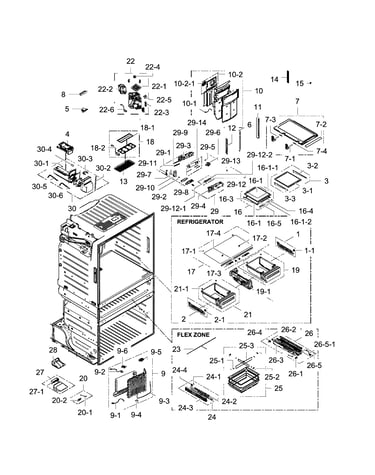 Fridge assy / icemaker