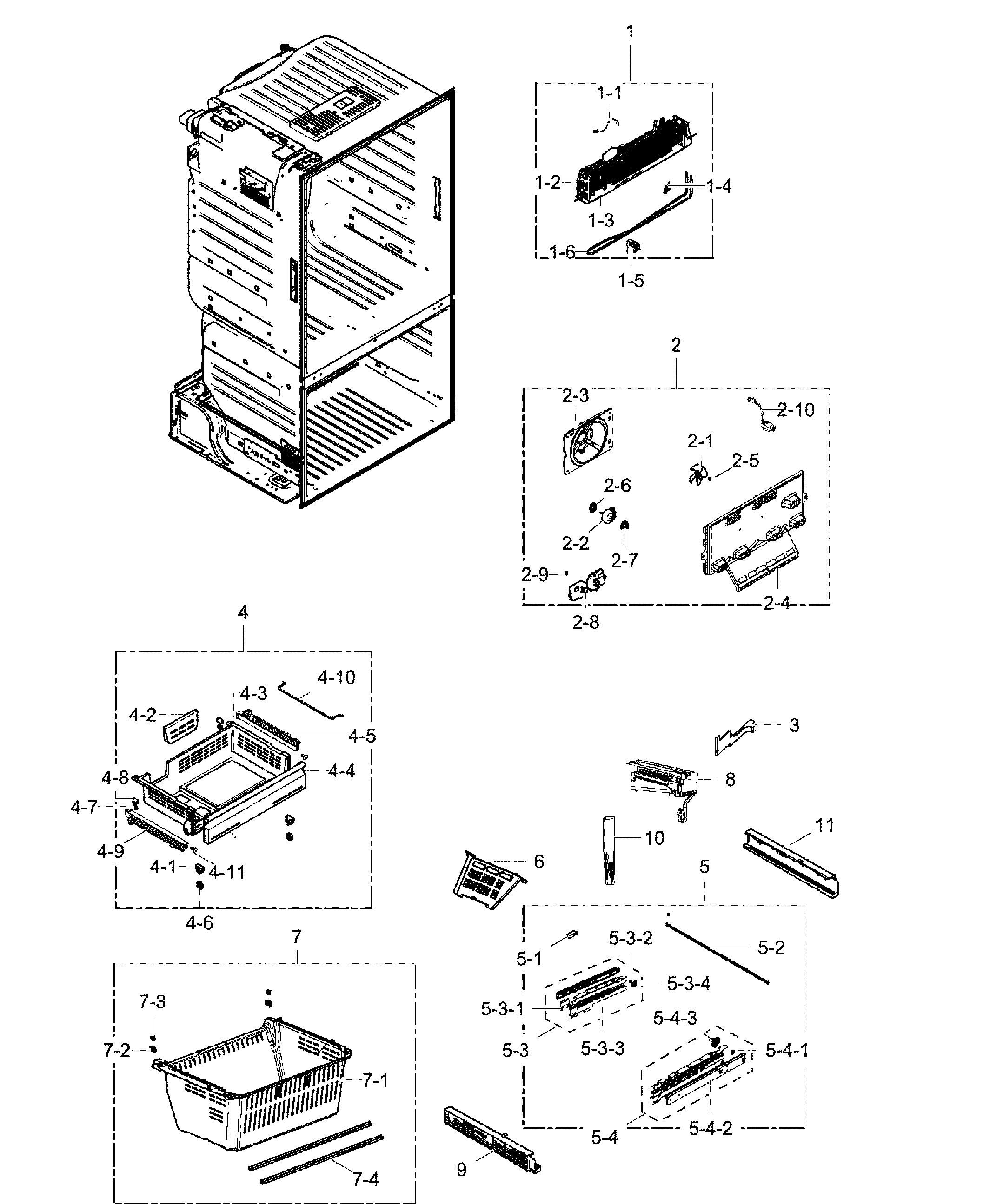 Freezer assy / icemaker