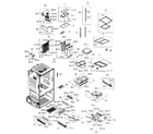Samsung RF28HFEDBSR/AA-00 fridge assy diagram
