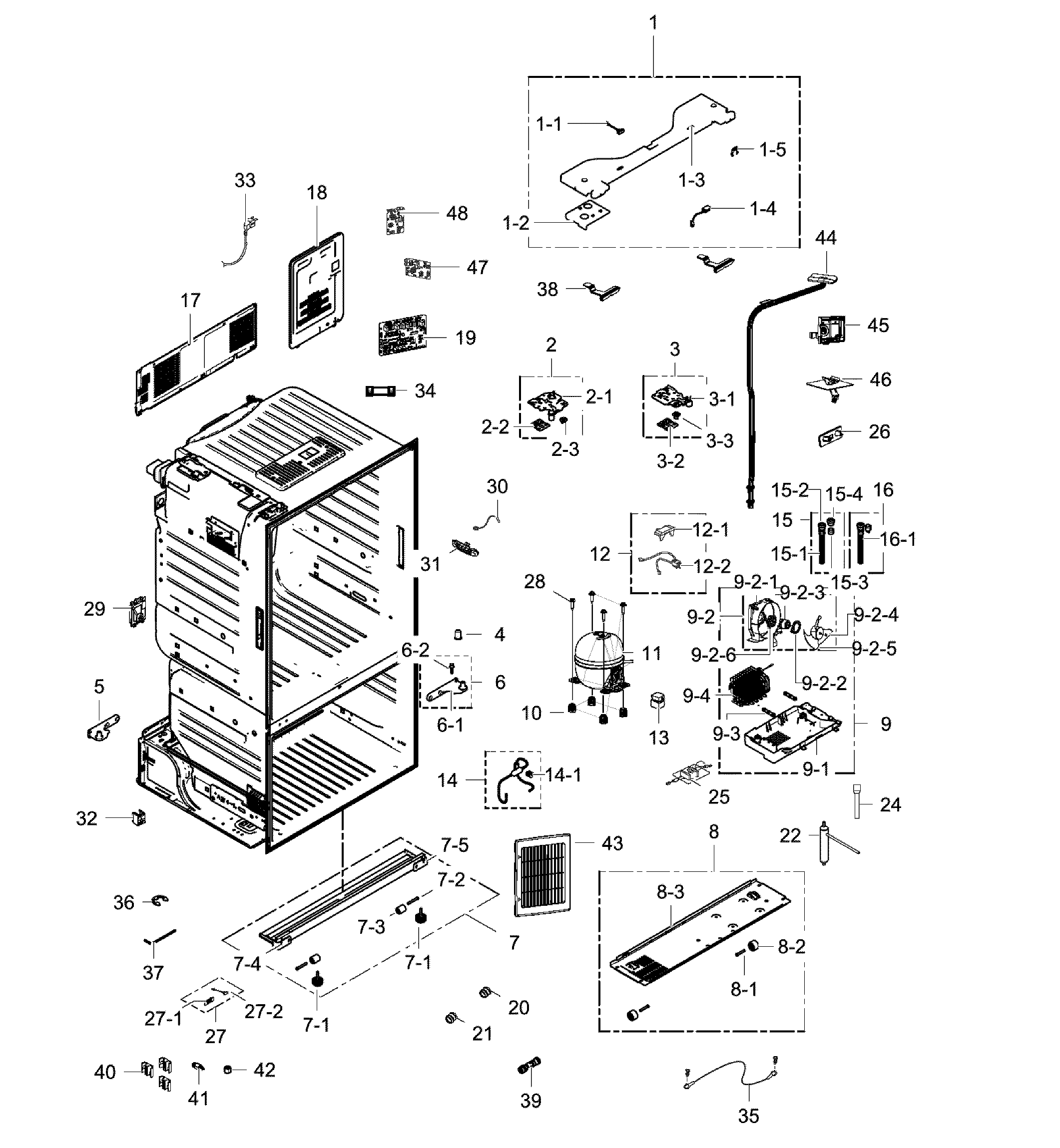 Cabinet assy