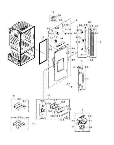 Fridge door l