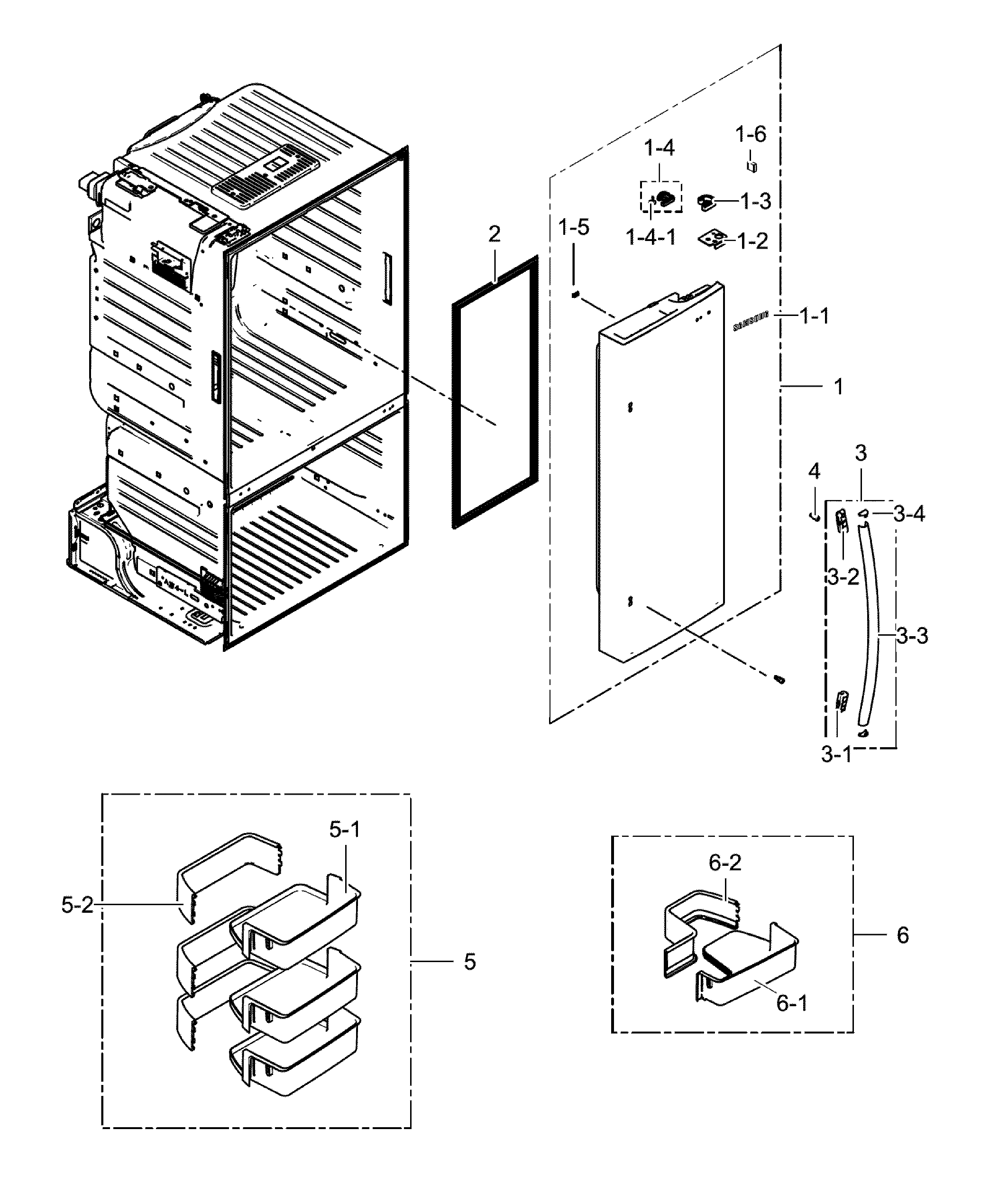 Fridge door r