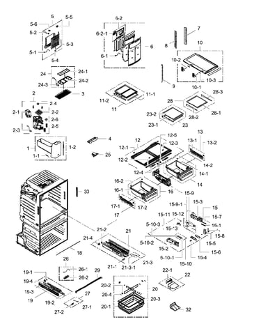 Fridge assy