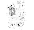 Samsung RF28HMEDBSR/AA-00 cabinet assy diagram