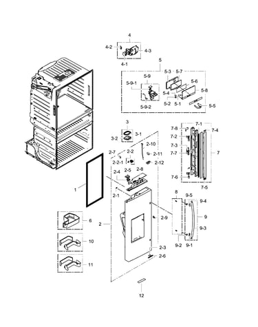 Fridge door l