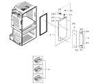 Samsung RF28HMEDBSR/AA-00 fridge door r diagram