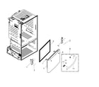 Samsung RF221NCTASP/AA-00 freezer door diagram