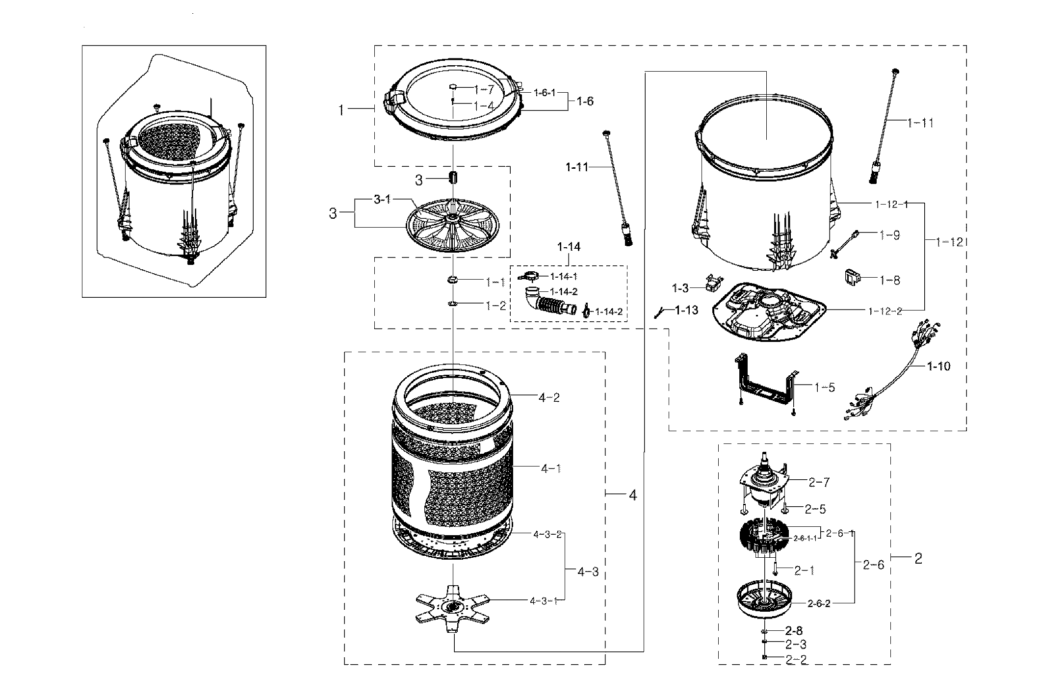 Tub parts