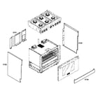 Thermador PRD366EHC/07 cabinet 1 diagram