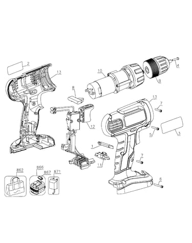 Drill assy