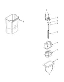 Motor & ice container