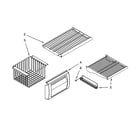 Dacor DYF48BIWS00 freezer shelf diagram