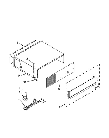 Top grille/unit cover