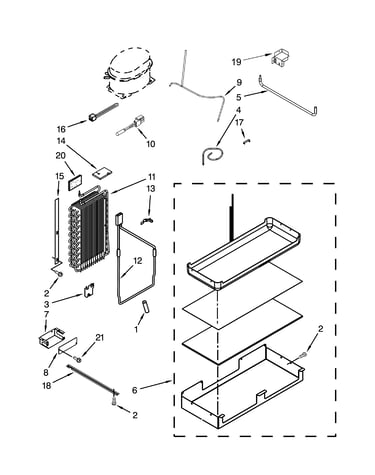 Lower unit/tube