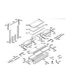 Shelf & drawer assy