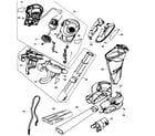 Black & Decker BV4000 TYPE 3 blower assy diagram