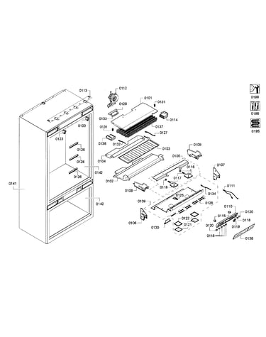 Cabinet 1 assy