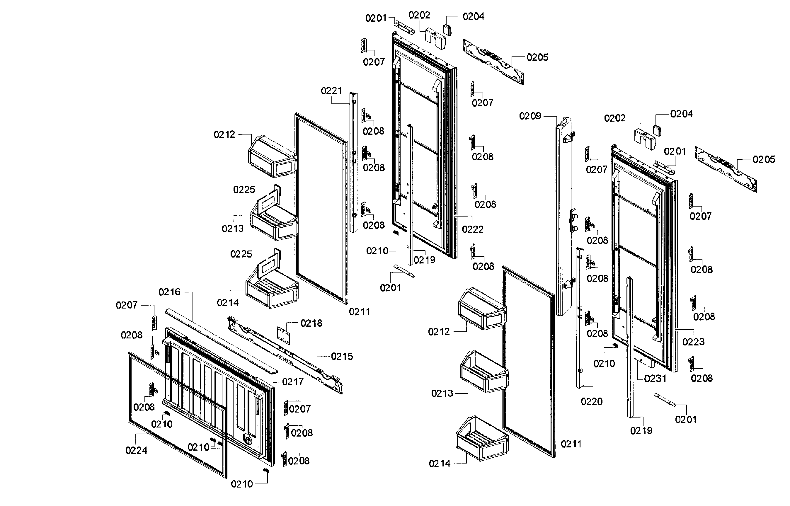 Door assy