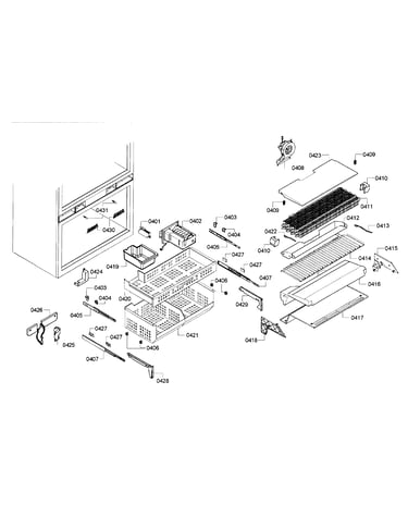 Freezer assy