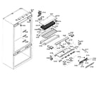 Thermador T36IT71NNP/99 cabinet 1 assy diagram