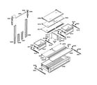 Thermador T36IT71NNP/99 shelf/drawer assy diagram