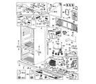 Samsung RF266AZRS/XAA-00 cabinet diagram