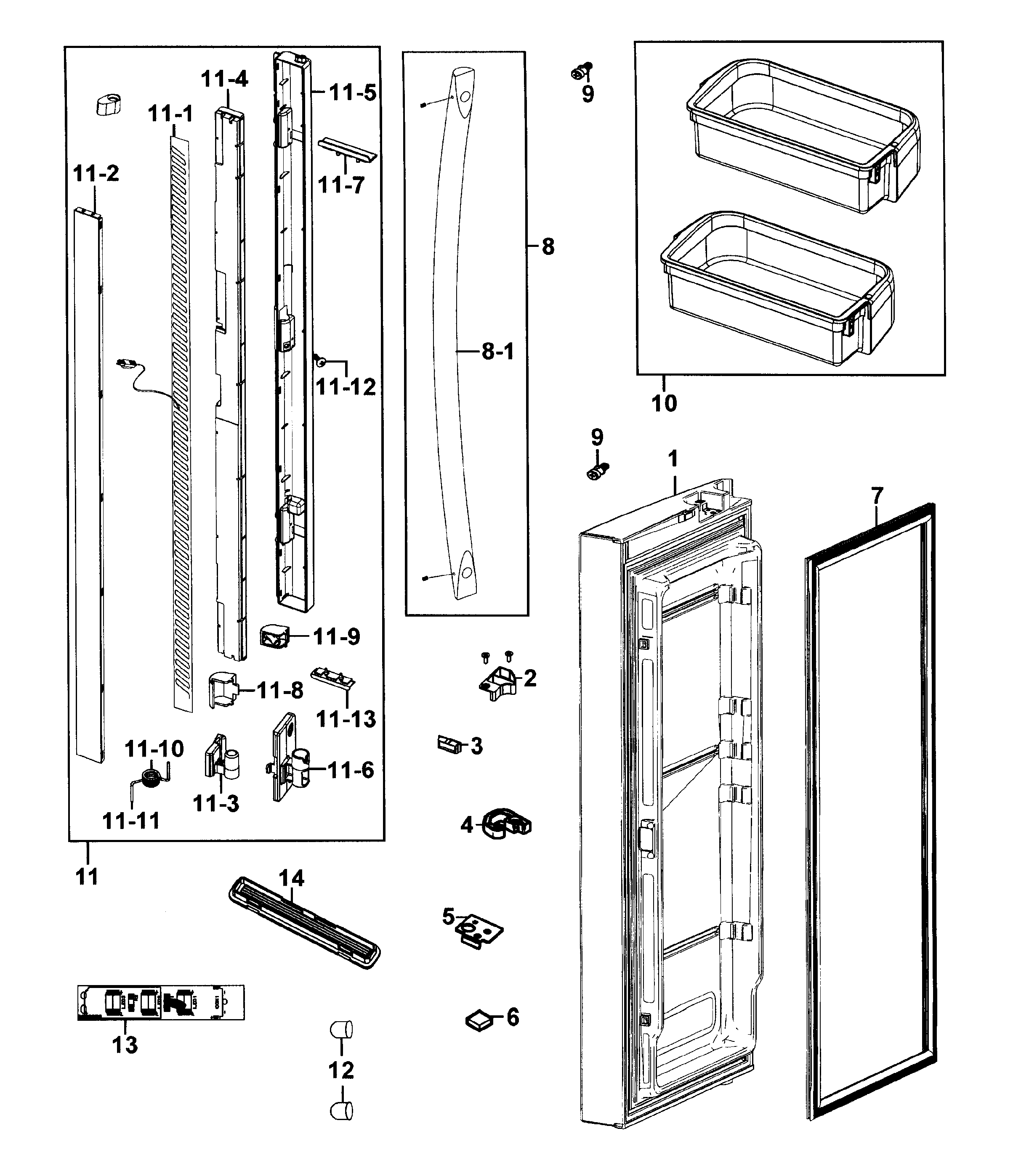 Door left