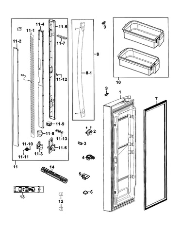 Door left