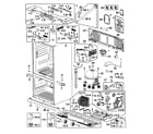 Samsung RF266AZPN/XAA-00 cabinet diagram