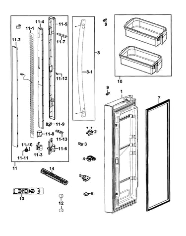 Door left