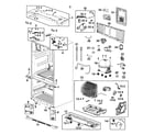 Samsung RF267AEPN/XAA-00 cabinet diagram