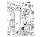 Samsung RF267HERS/XAA-01 cabinet diagram