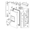 Samsung RF267HERS/XAA-01 door left diagram