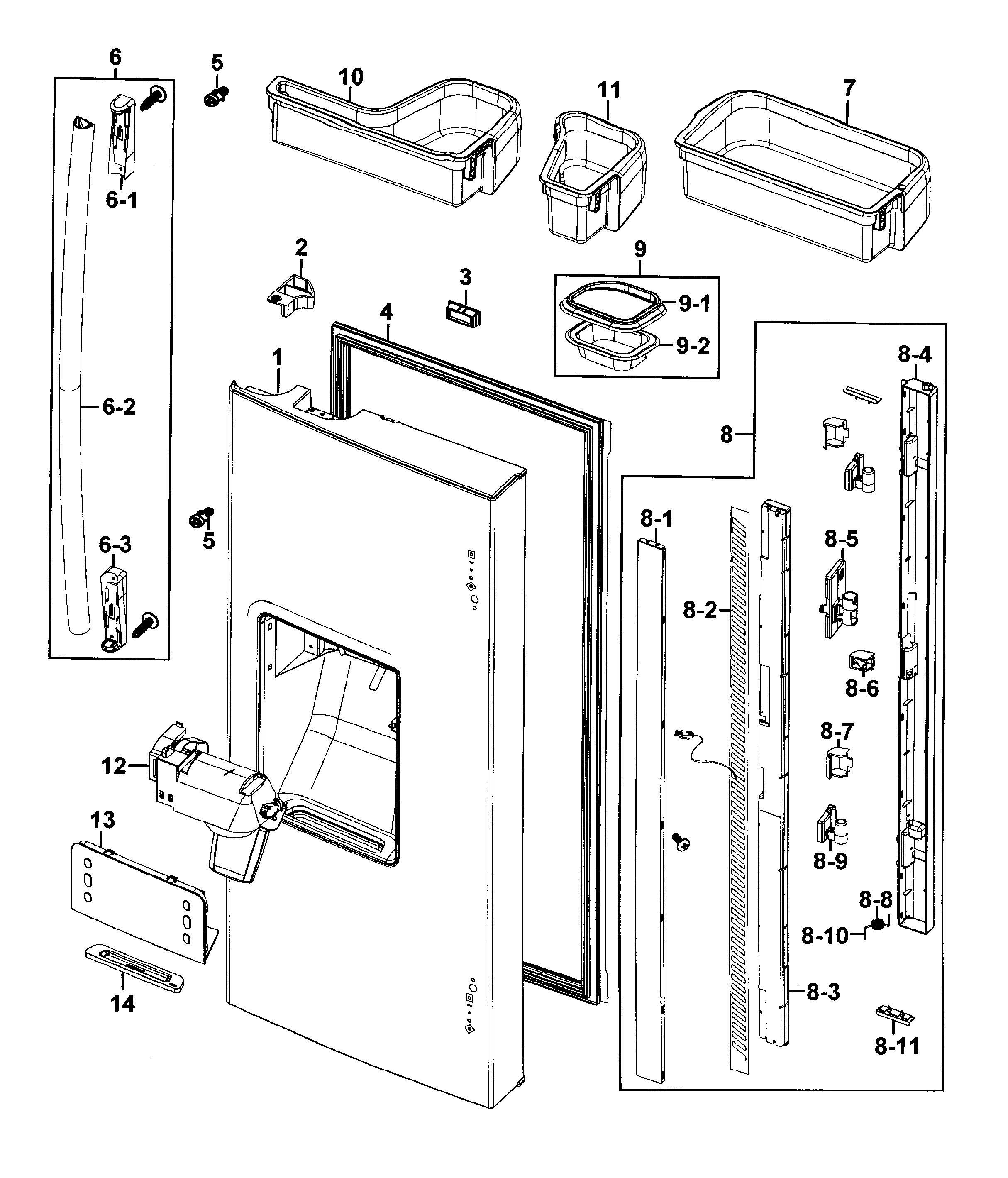Door left