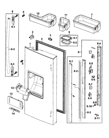 Door left