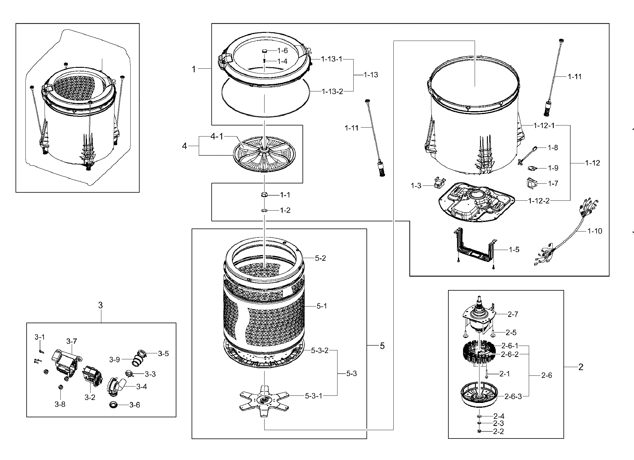 Tub parts