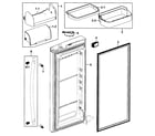 Samsung RF267AZPN/XAA-00 refrigerator door-r diagram