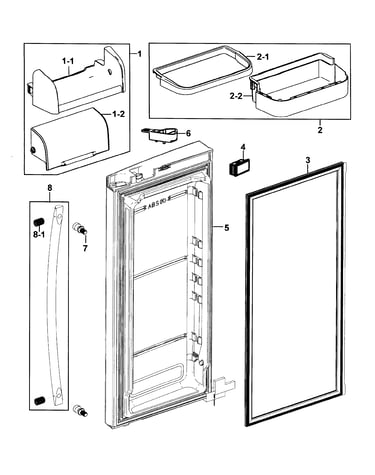 Refrigerator door-r