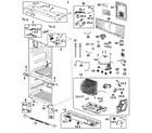 Samsung RF267AEPN/XAA-01 cabinet diagram