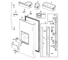Samsung RF267AEPN/XAA-01 refrigerator door-l diagram