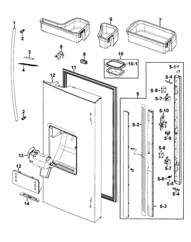 Refrigerator door-l