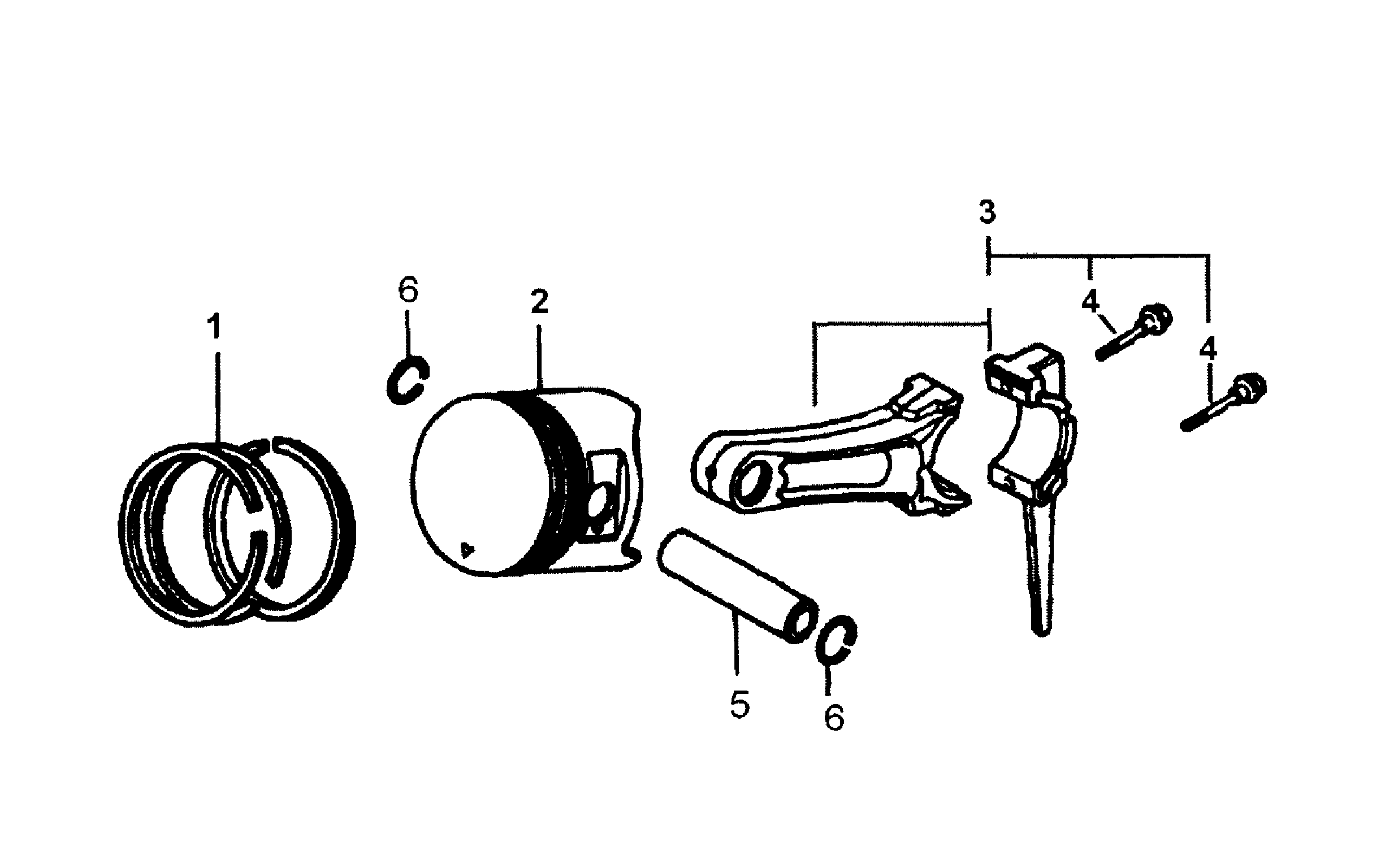 Piston & rod