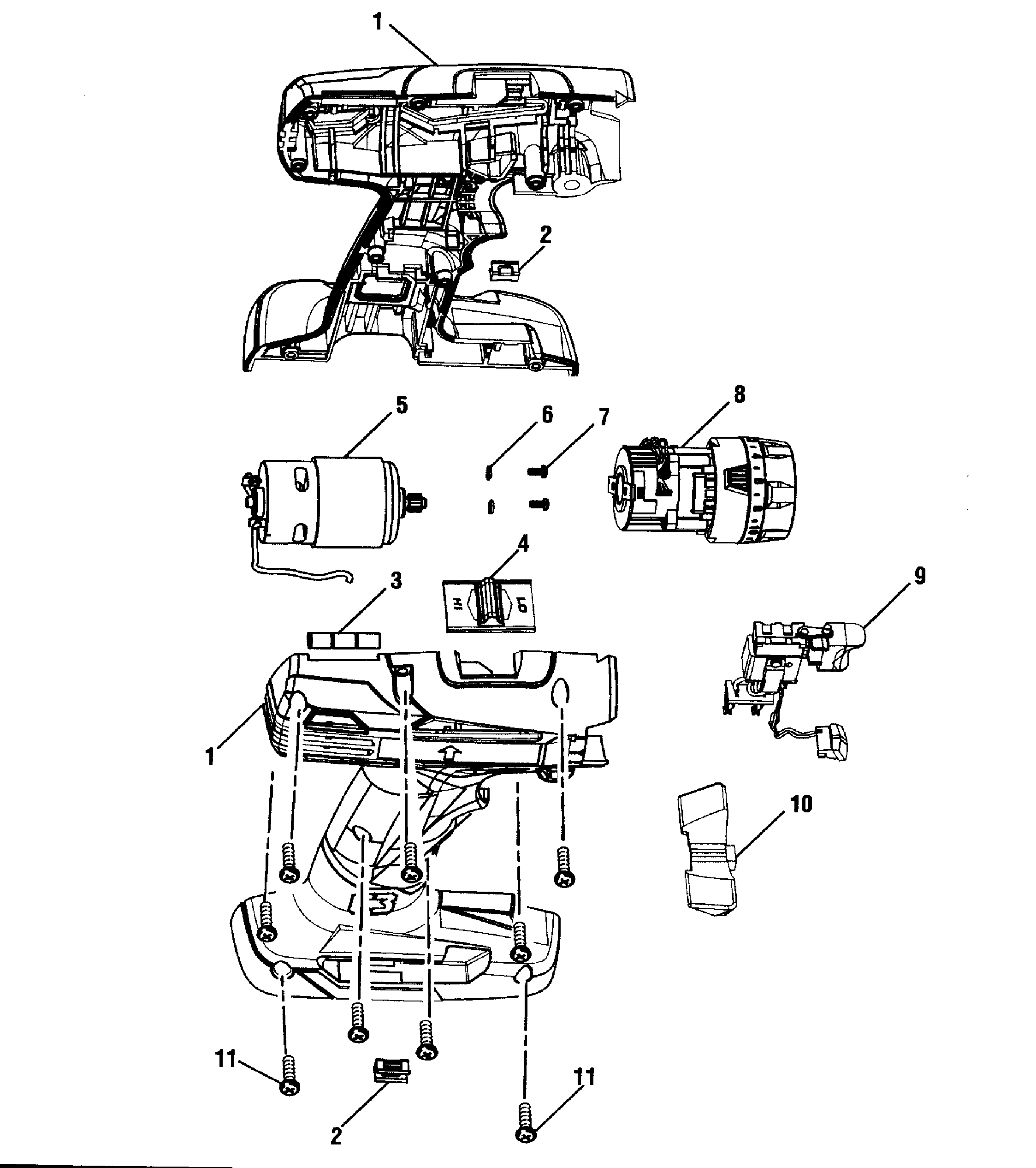 Drill moto